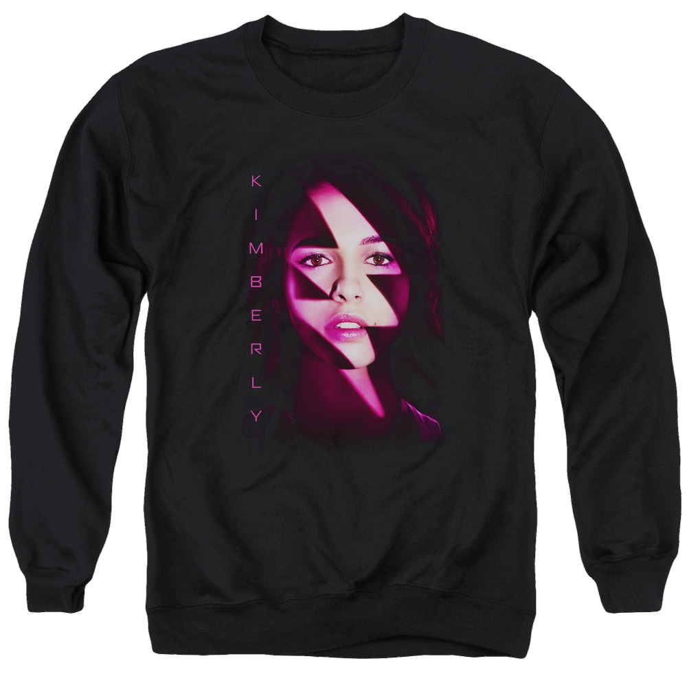 Power Rangers Kimberly Bolt Men's Crewneck Sweatshirt Men's Crewneck Sweatshirt Power Rangers