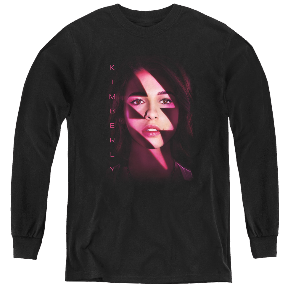 Power Rangers Movie Kimberly Bolt - Youth Long Sleeve T-Shirt Youth Long Sleeve T-Shirt Power Rangers