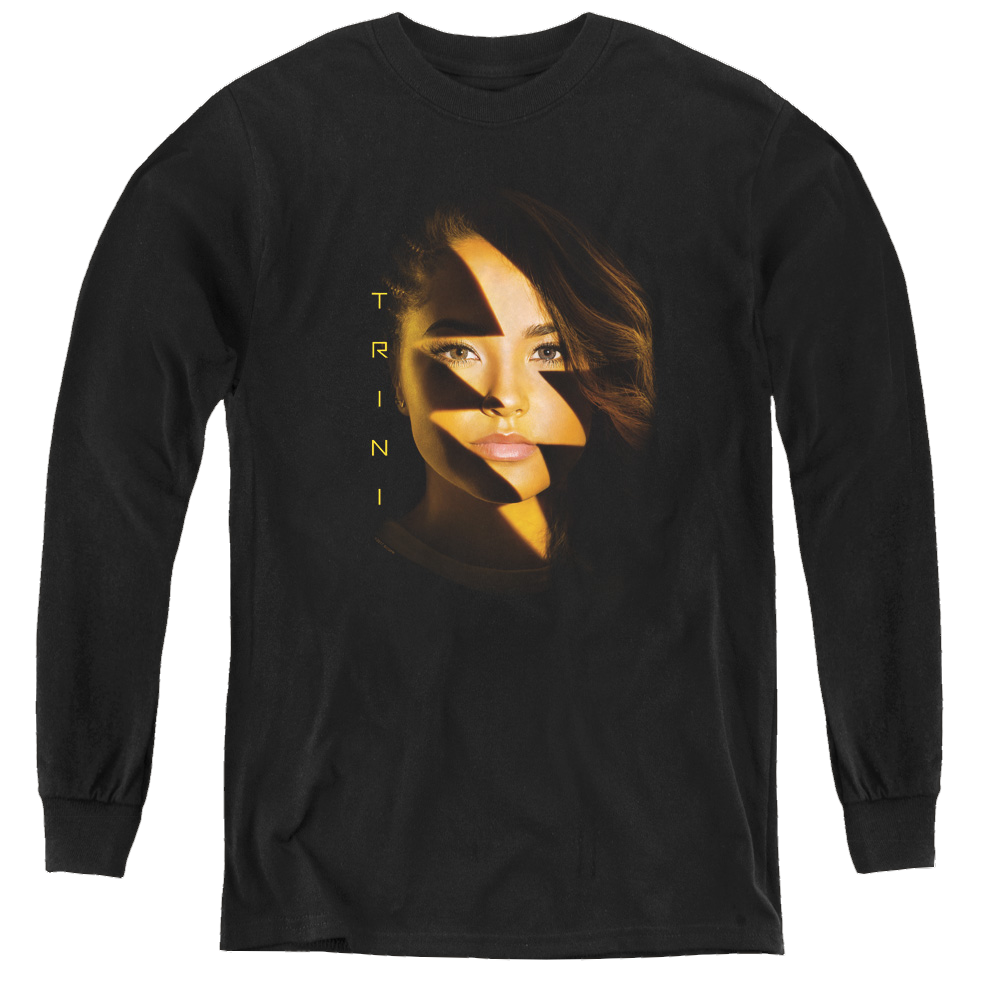 Power Rangers Movie Trini Bolt - Youth Long Sleeve T-Shirt Youth Long Sleeve T-Shirt Power Rangers