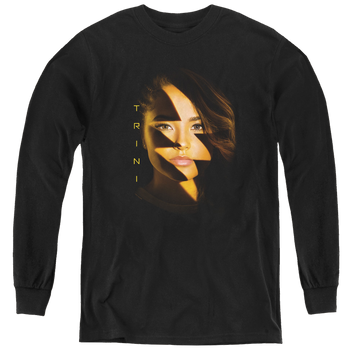 Power Rangers Movie Trini Bolt - Youth Long Sleeve T-Shirt Youth Long Sleeve T-Shirt Power Rangers