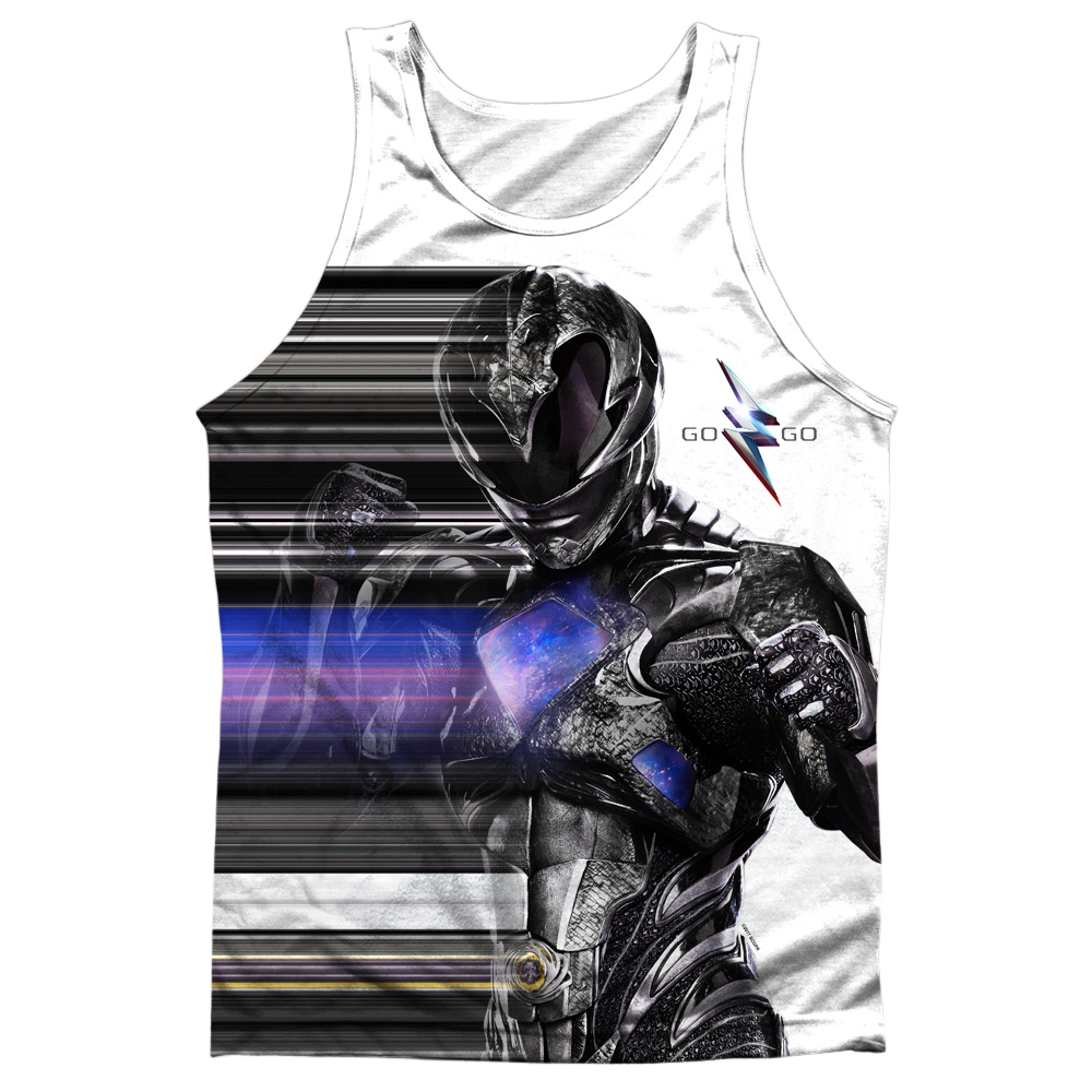 Power Rangers Movie Black Streak - Men's All Over Print Tank Top Men's All Over Print Tank Power Rangers