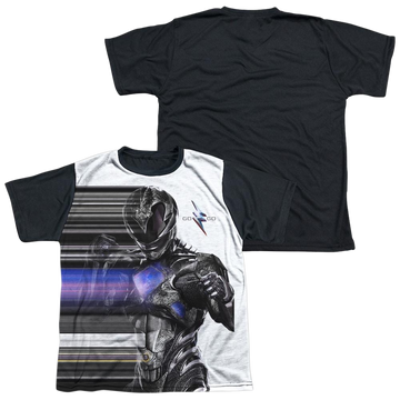 Power Rangers Black Streak Youth Black Back T-Shirt (Ages 8-12) Youth Black Back T-Shirt (Ages 8-12) Power Rangers