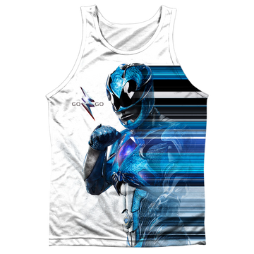 Power Rangers Movie Blue Streak - Men's All Over Print Tank Top Men's All Over Print Tank Power Rangers