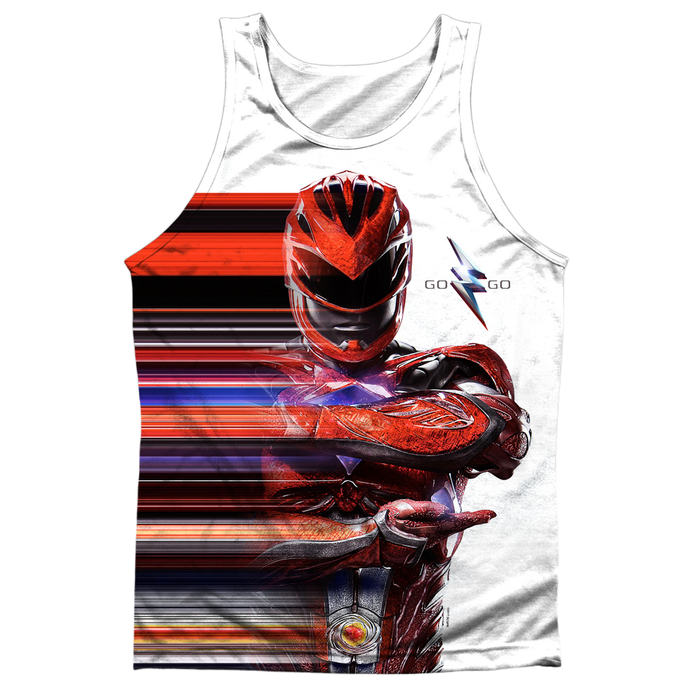 Power Rangers Movie Red Streak - Men's All Over Print Tank Top Men's All Over Print Tank Power Rangers