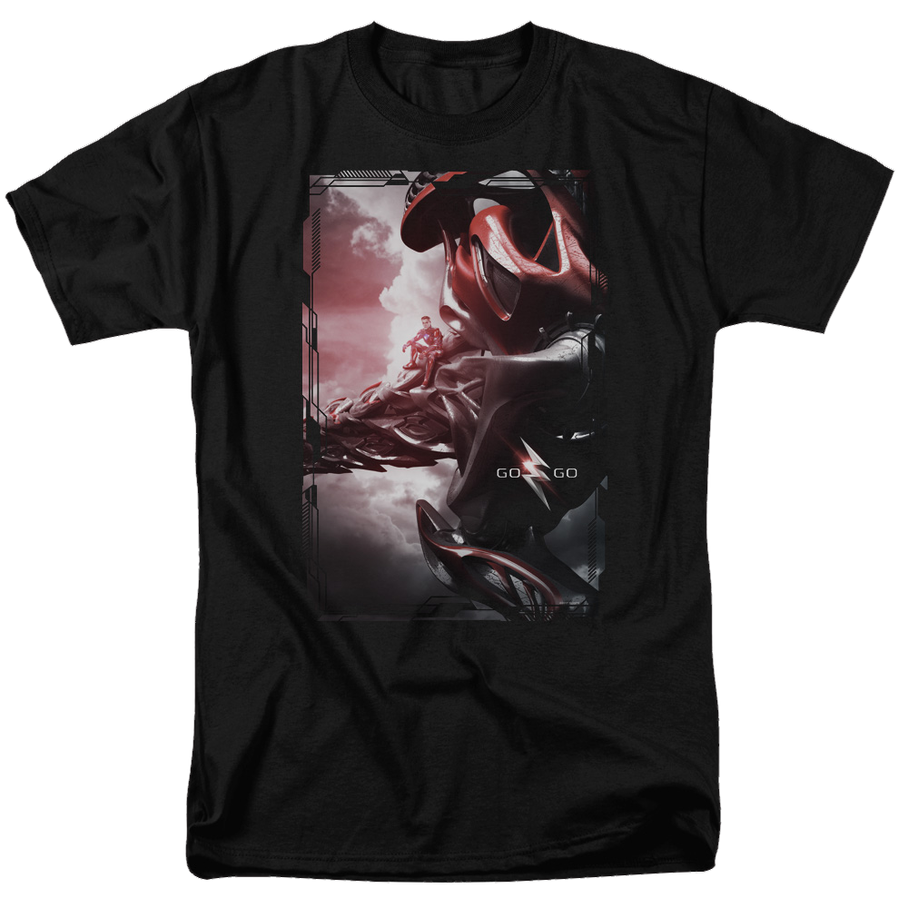Power Rangers Red Zord Poster Men's Regular Fit T-Shirt Men's Regular Fit T-Shirt Power Rangers