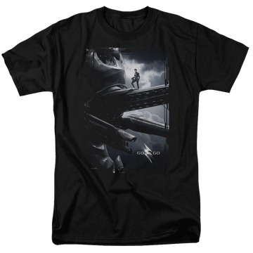 Power Rangers Black Zord Poster Men's Regular Fit T-Shirt Men's Regular Fit T-Shirt Power Rangers