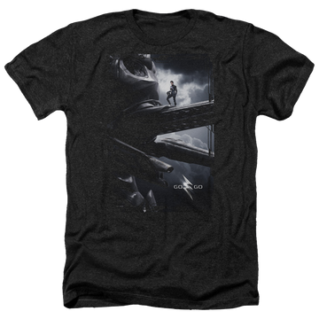 Power Rangers Black Zord Poster Men's Heather T-Shirt Men's Heather T-Shirt Power Rangers