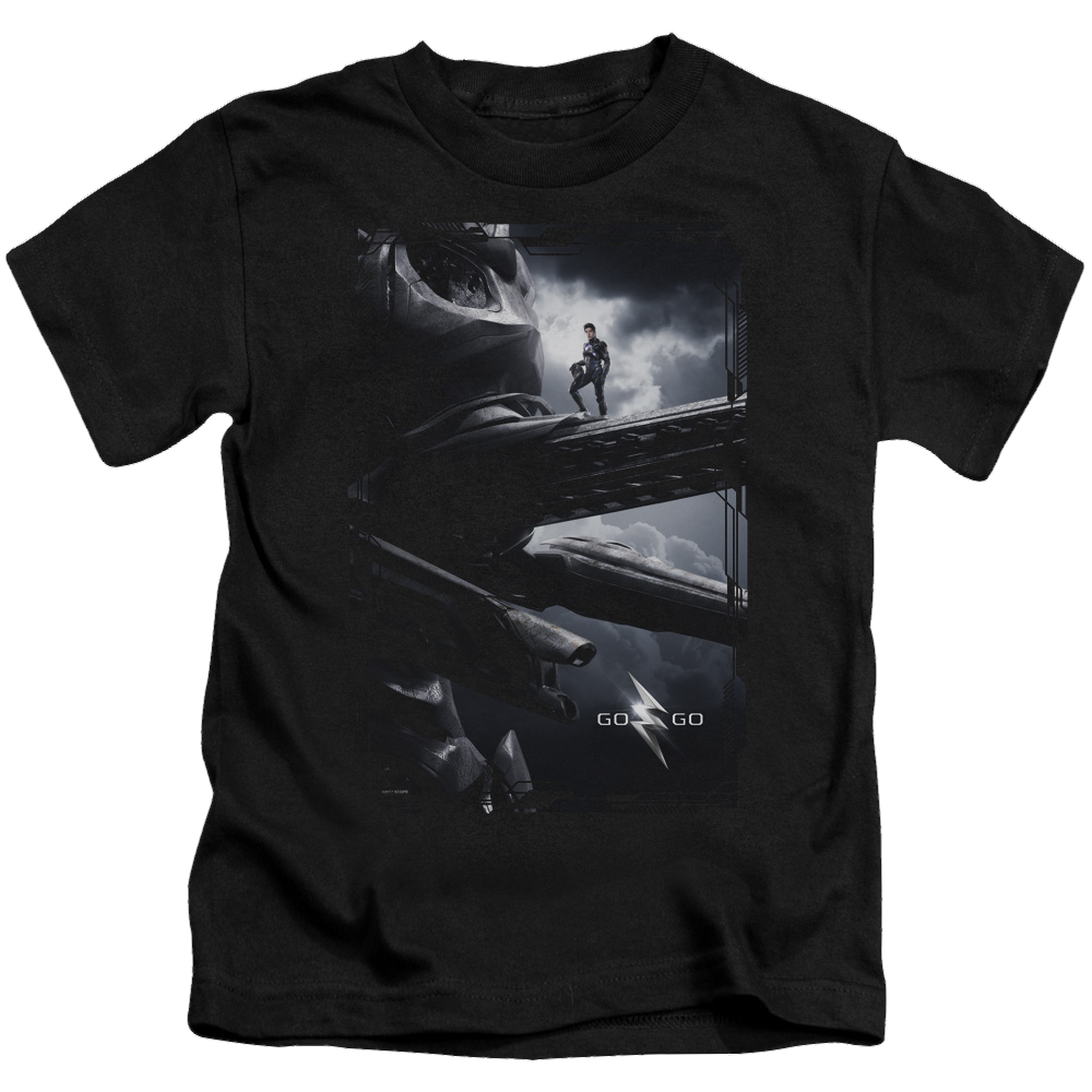 Power Rangers Black Zord Poster Kid's T-Shirt (Ages 4-7) Kid's T-Shirt (Ages 4-7) Power Rangers