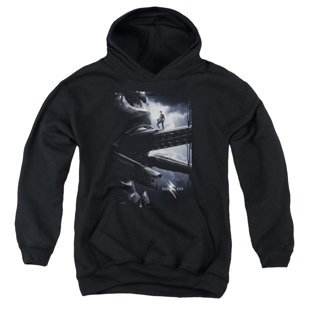 Power Rangers Black Zord Poster Youth Hoodie (Ages 8-12) Youth Hoodie (Ages 8-12) Power Rangers