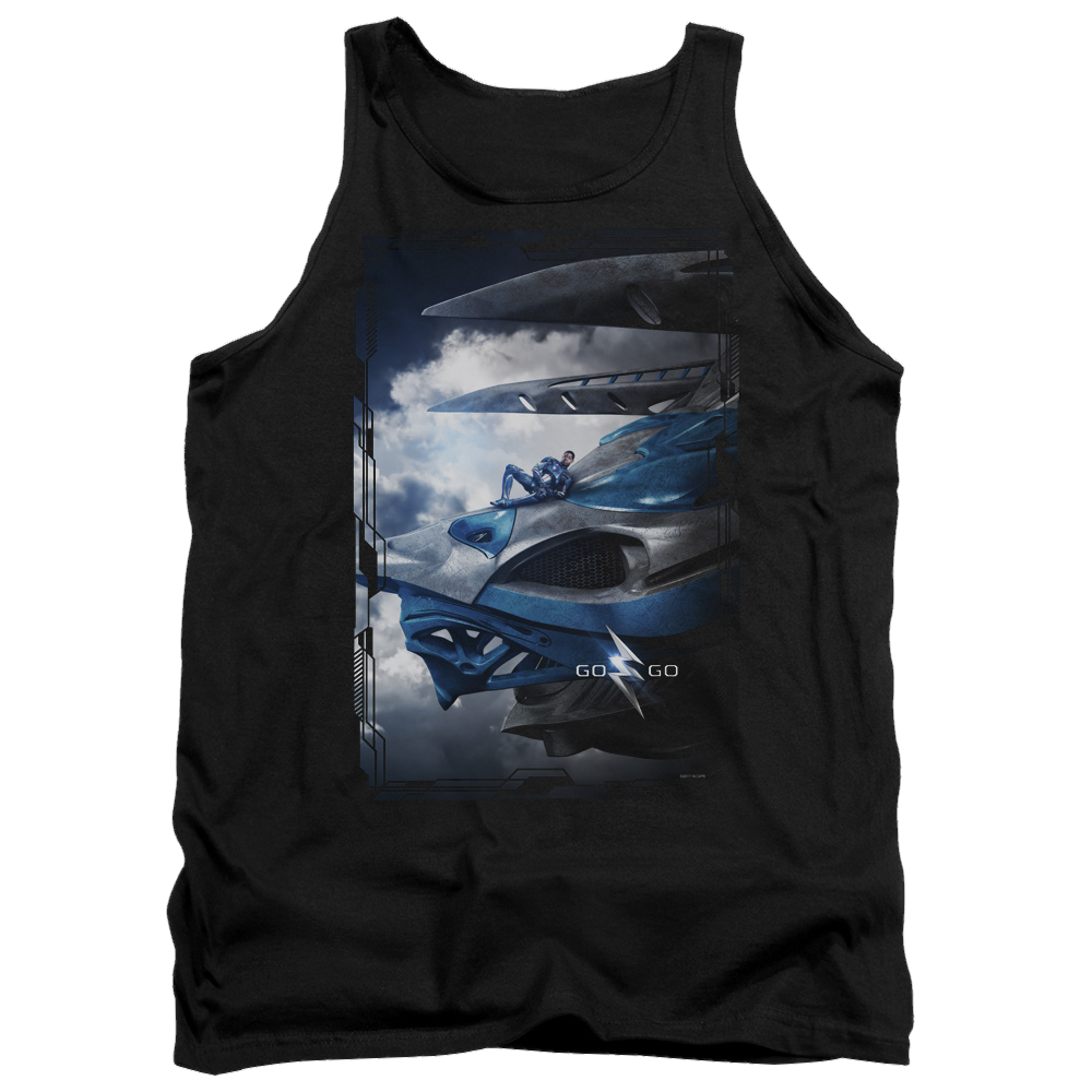 Power Rangers Blue Zord Poster Men's Tank Men's Tank Power Rangers