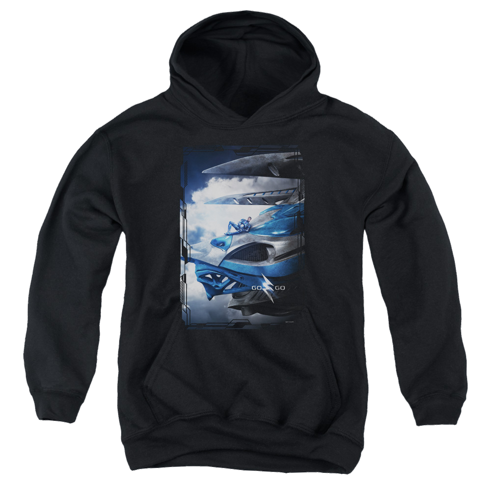 Power Rangers Blue Zord Poster Youth Hoodie (Ages 8-12) Youth Hoodie (Ages 8-12) Power Rangers