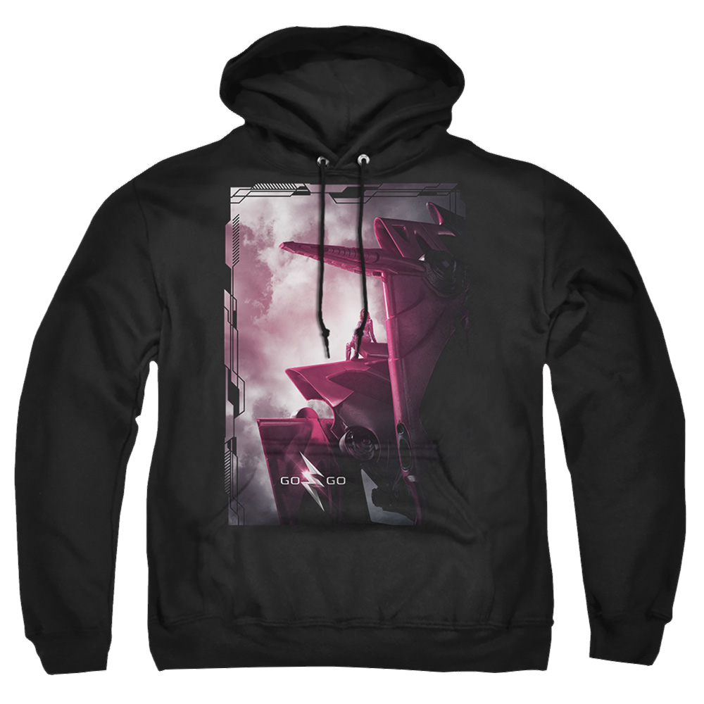 Power Rangers Pink Zord Poster Pullover Hoodie Pullover Hoodie Power Rangers