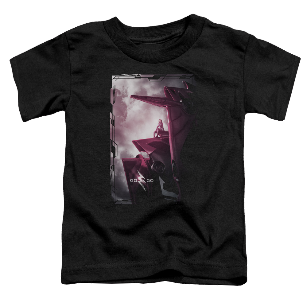 Power Rangers Pink Zord Poster Toddler T-Shirt Toddler T-Shirt Power Rangers