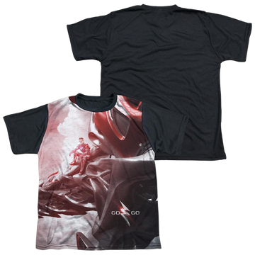 Power Rangers Red Zord Poster Youth Black Back T-Shirt (Ages 8-12) Youth Black Back T-Shirt (Ages 8-12) Power Rangers