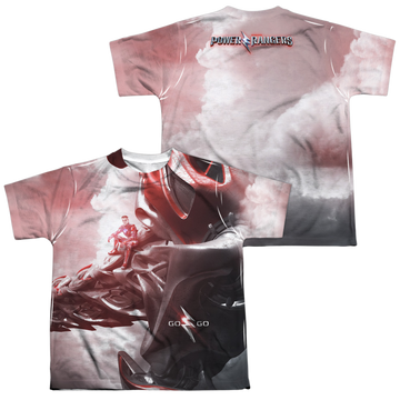 Power Rangers Red Zord Poster Youth All-Over Print T-Shirt (Ages 8-12) Youth All-Over Print T-Shirt (Ages 8-12) Power Rangers
