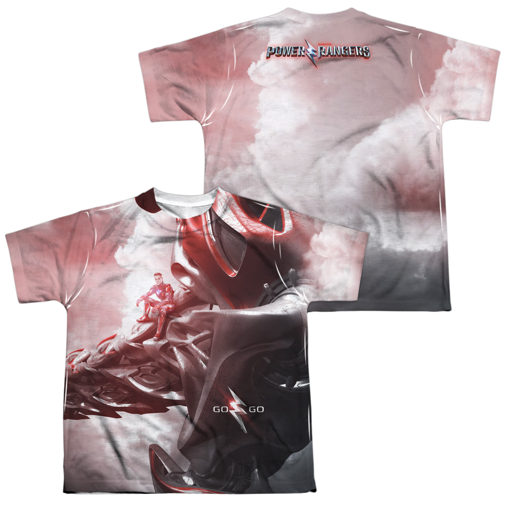 Power Rangers Red Zord Poster Youth All-Over Print T-Shirt (Ages 8-12) Youth All-Over Print T-Shirt (Ages 8-12) Power Rangers