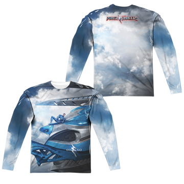 Power Rangers Blue Zord Poster Men's All-Over Print T-Shirt Men's All-Over Print Long Sleeve Power Rangers