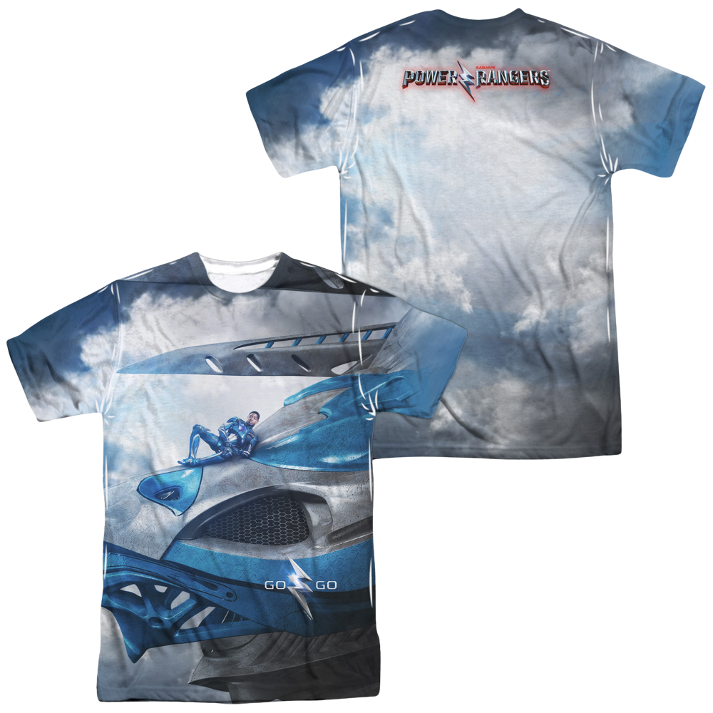 Power Rangers Blue Zord Poster Men's All Over Print T-Shirt Men's All-Over Print T-Shirt Power Rangers