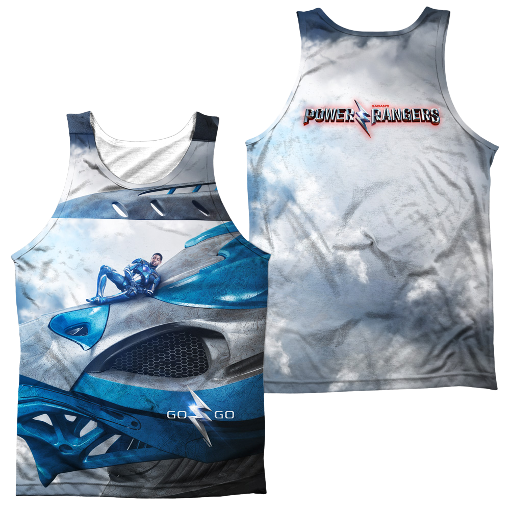 Power Rangers Blue Zord Poster Men's All Over Print Tank Men's All Over Print Tank Power Rangers
