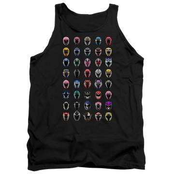 Mighty Morphin Power Rangers Visual Timeline - Men's Tank Top Men's Tank Power Rangers