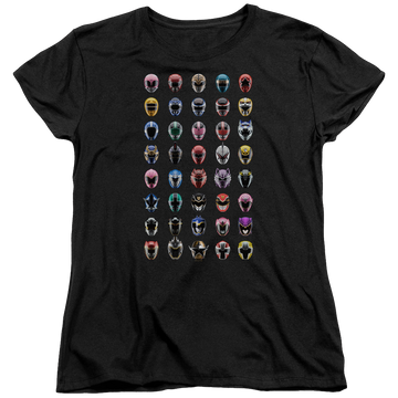 Mighty Morphin Power Rangers Visual Timeline - Women's T-Shirt Women's T-Shirt Power Rangers