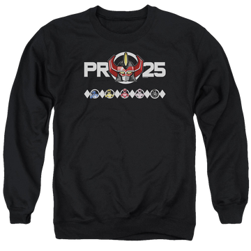 Mighty Morphin Power Rangers Megazord 25 - Men's Crewneck Sweatshirt Men's Crewneck Sweatshirt Power Rangers
