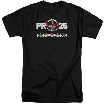 Mighty Morphin Power Rangers Megazord 25 - Men's Tall Fit T-Shirt Men's Tall Fit T-Shirt Power Rangers