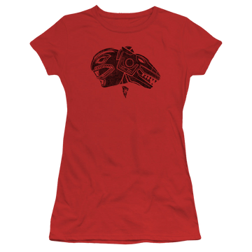 Mighty Morphin Power Rangers Red - Juniors T-Shirt Juniors T-Shirt Power Rangers