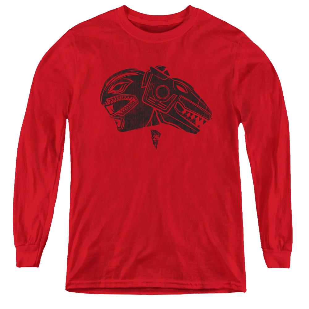 Mighty Morphin Power Rangers Red - Youth Long Sleeve T-Shirt Youth Long Sleeve T-Shirt Power Rangers