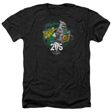 Mighty Morphin Power Rangers Green 25 - Men's Heather T-Shirt Men's Heather T-Shirt Power Rangers