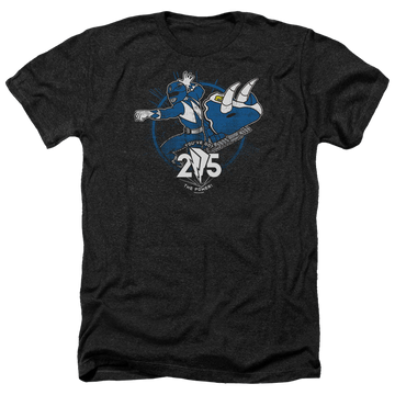 Mighty Morphin Power Rangers Blue 25 - Men's Heather T-Shirt Men's Heather T-Shirt Power Rangers