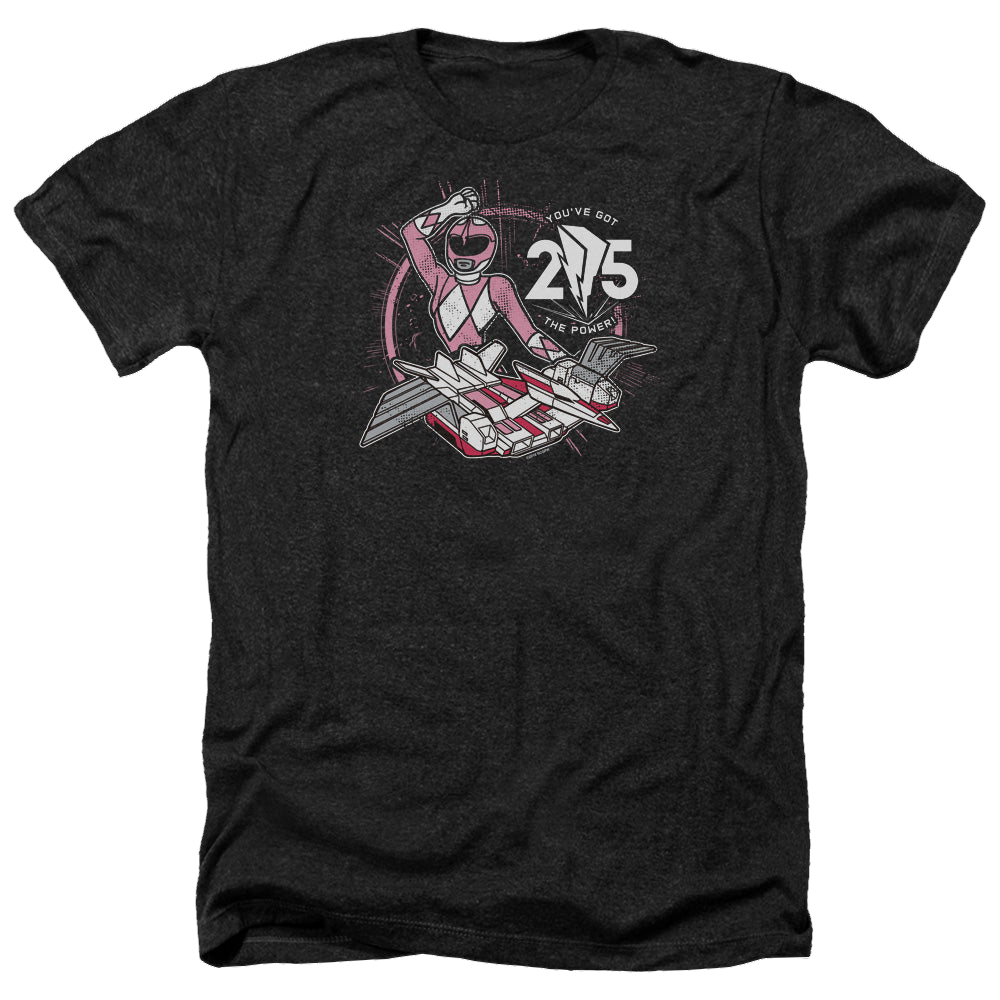Mighty Morphin Power Rangers Pink 25 - Men's Heather T-Shirt Men's Heather T-Shirt Power Rangers