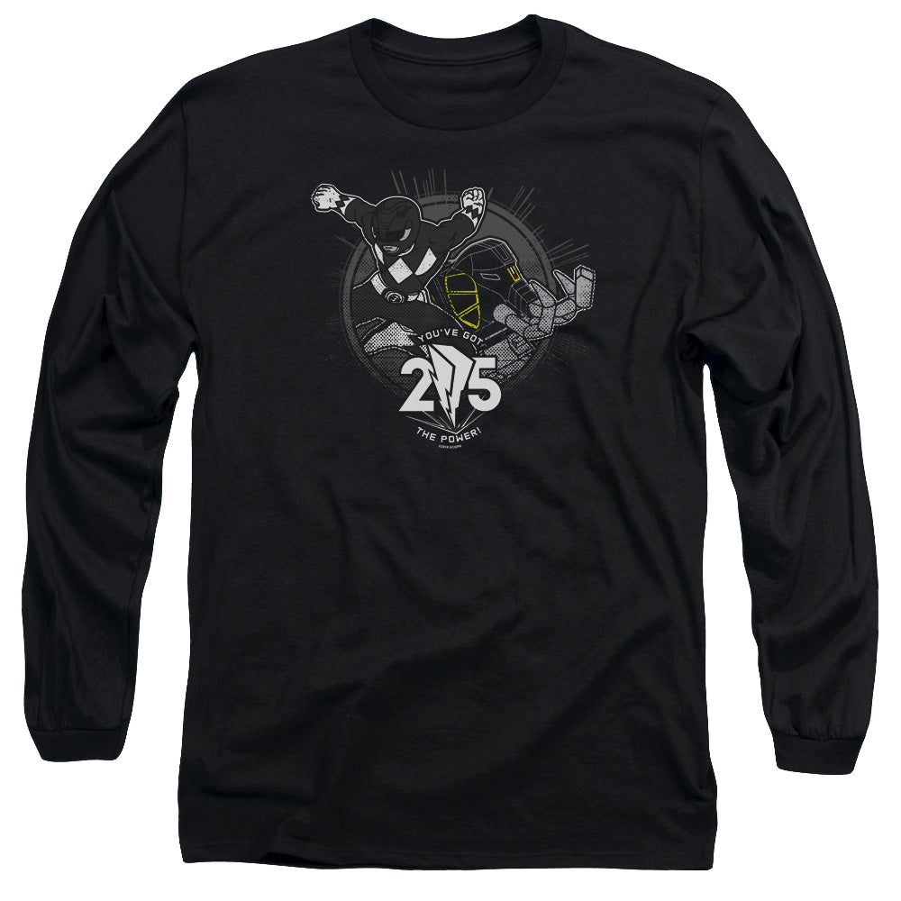 Mighty Morphin Power Rangers Black 25 - Men's Long Sleeve T-Shirt Men's Long Sleeve T-Shirt Power Rangers