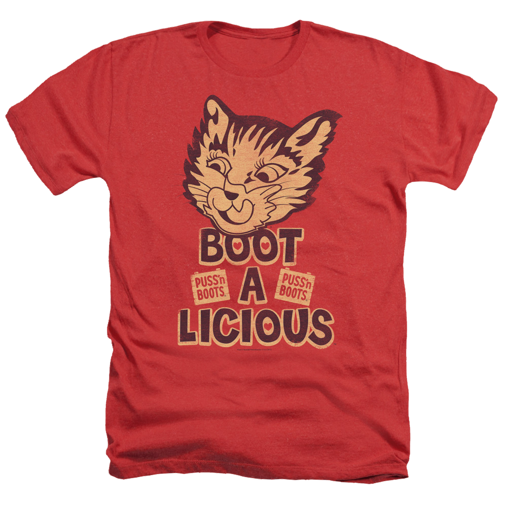 Puss 'n Boots Boot A Licious - Men's Heather T-Shirt Men's Heather T-Shirt Puss 'n Boots