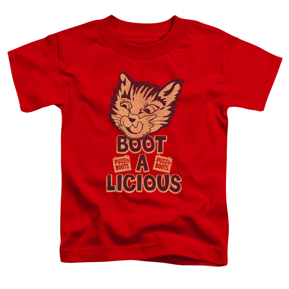 Puss 'n Boots Boot A Licious - Toddler T-Shirt Toddler T-Shirt Puss 'n Boots