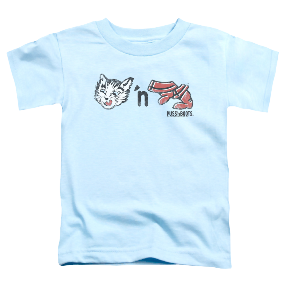 Puss 'n Boots Rebus Logo - Toddler T-Shirt Toddler T-Shirt Puss 'n Boots