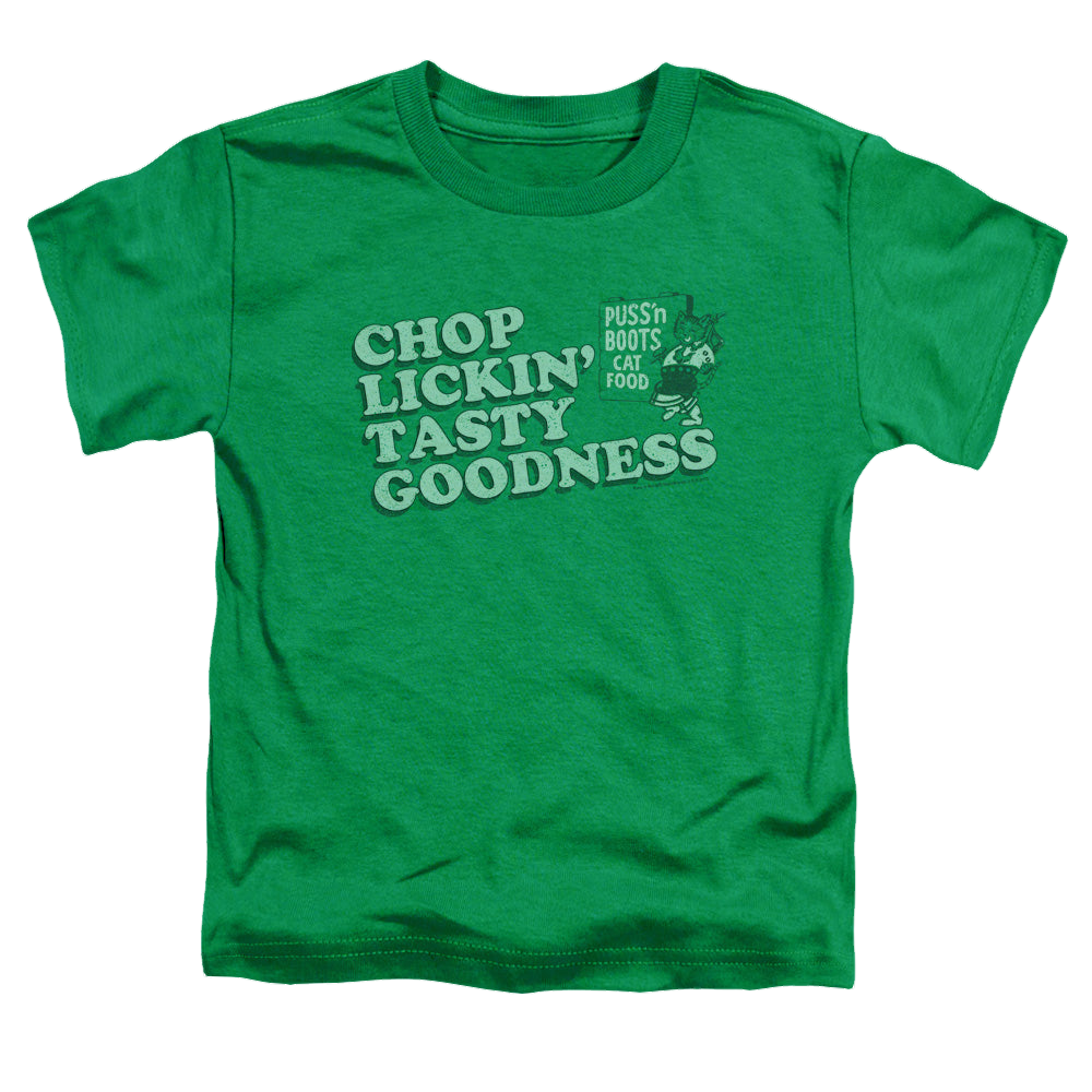 Puss 'n Boots Chop Lickin Tasty Goodness - Toddler T-Shirt Toddler T-Shirt Puss 'n Boots