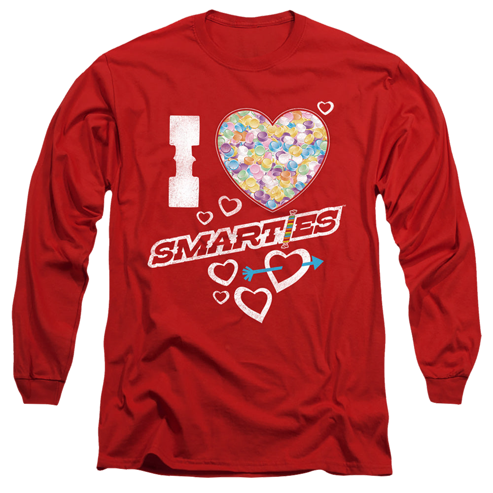 Smarties I Heart Smarties - Men's Long Sleeve T-Shirt Men's Long Sleeve T-Shirt Smarties