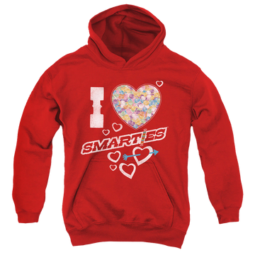 Smarties I Heart Smarties - Youth Hoodie Youth Hoodie (Ages 8-12) Smarties