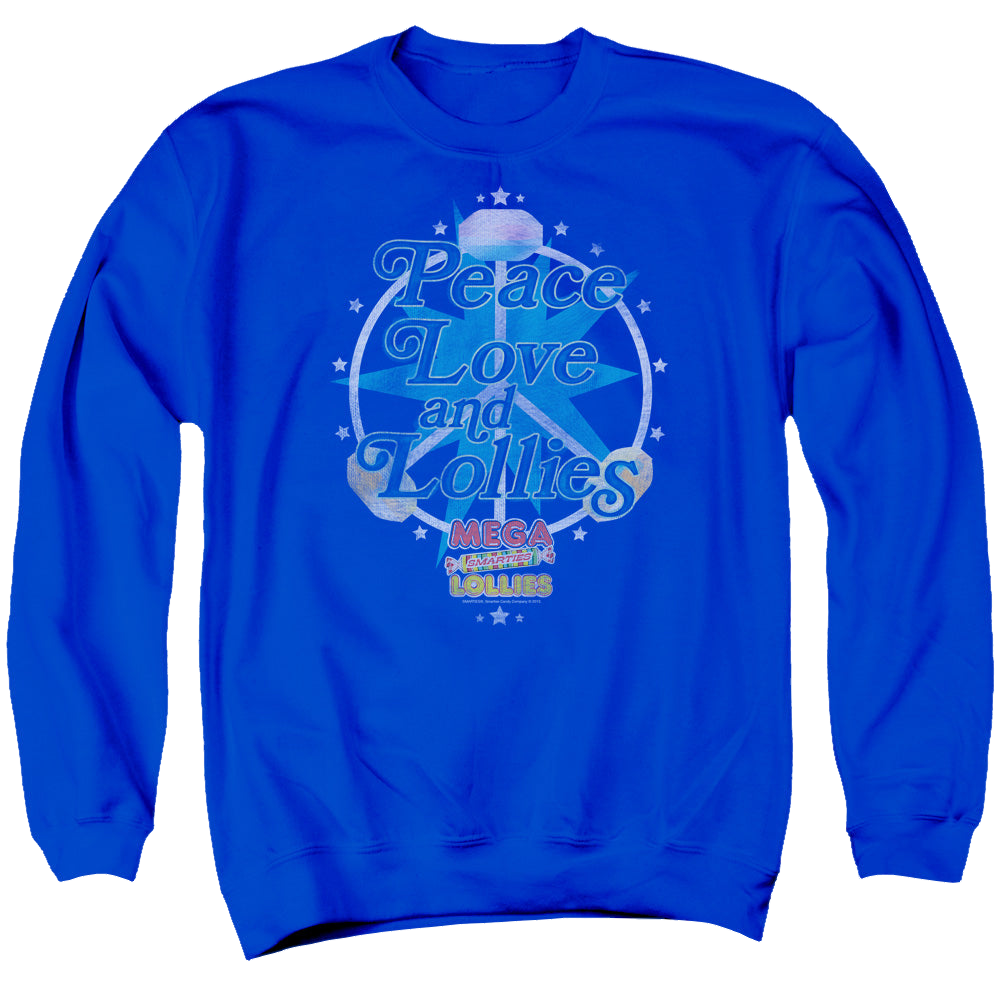 Smarties Peace Lollies - Men's Crewneck Sweatshirt Men's Crewneck Sweatshirt Smarties
