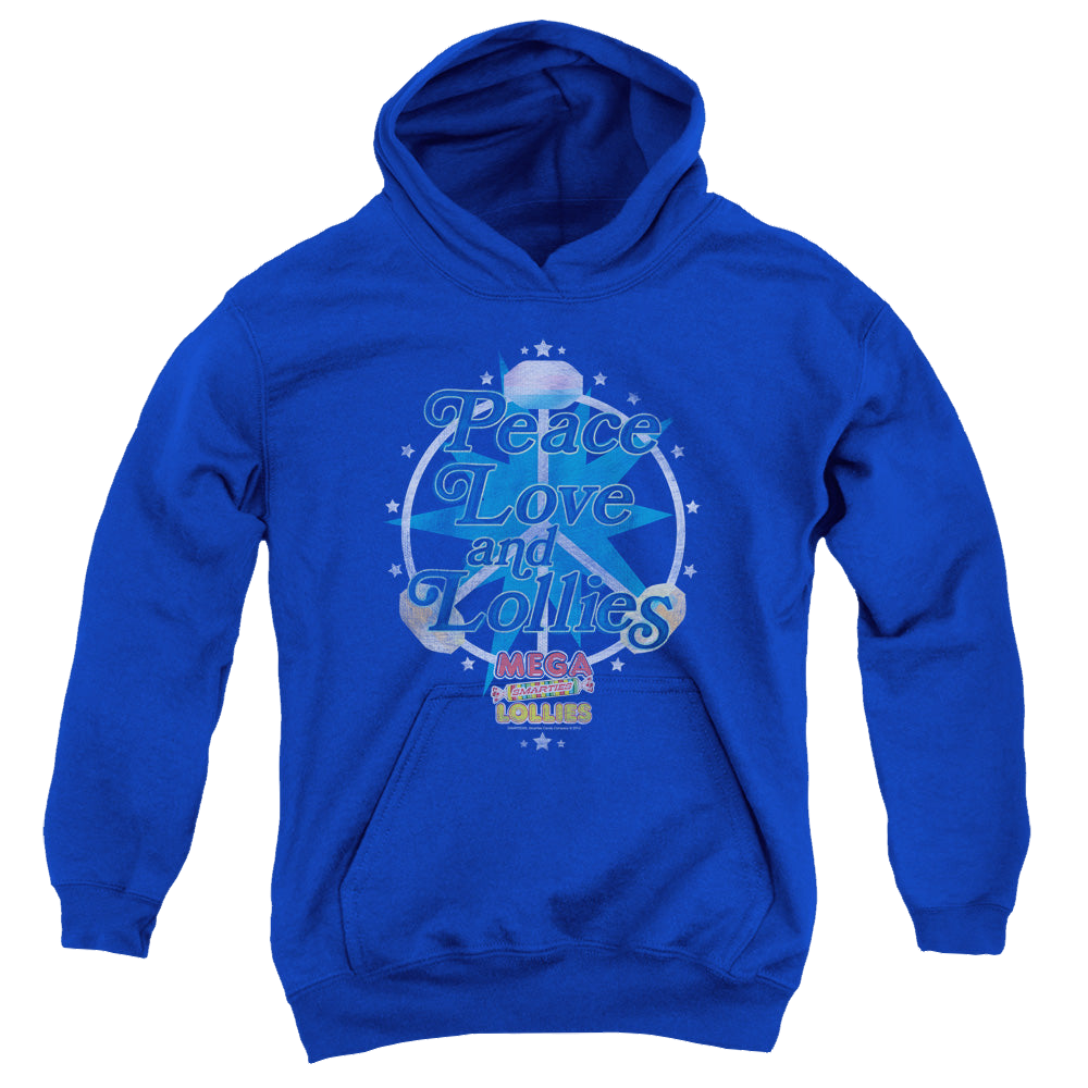 Smarties Peace Lollies - Youth Hoodie Youth Hoodie (Ages 8-12) Smarties