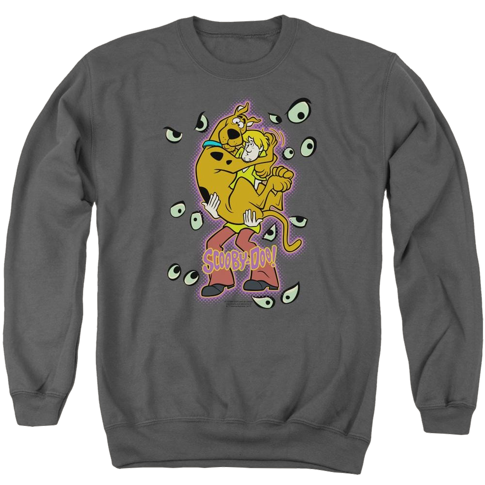 Scooby Doo Being Watched Men's Crewneck Sweatshirt Men's Crewneck Sweatshirt Scooby Doo