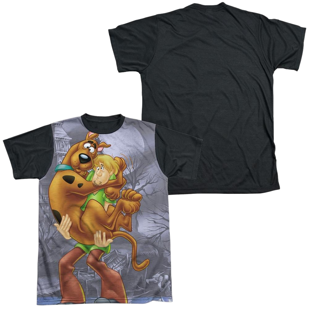 Scooby Doo Scooby And Shaggy Men's Black Back T-Shirt Men's Black Back T-Shirt Scooby Doo