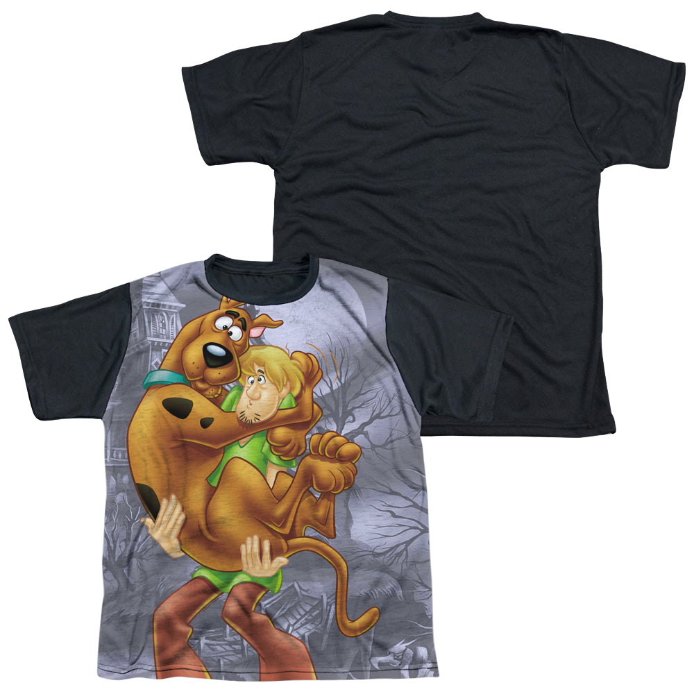 Scooby Doo Scooby & Shaggy - Youth Black Back T-Shirt Youth Black Back T-Shirt (Ages 8-12) Scooby Doo