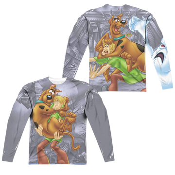 Scooby Doo Scooby And Shaggy Men's All-Over Print T-Shirt Men's All-Over Print Long Sleeve Scooby Doo