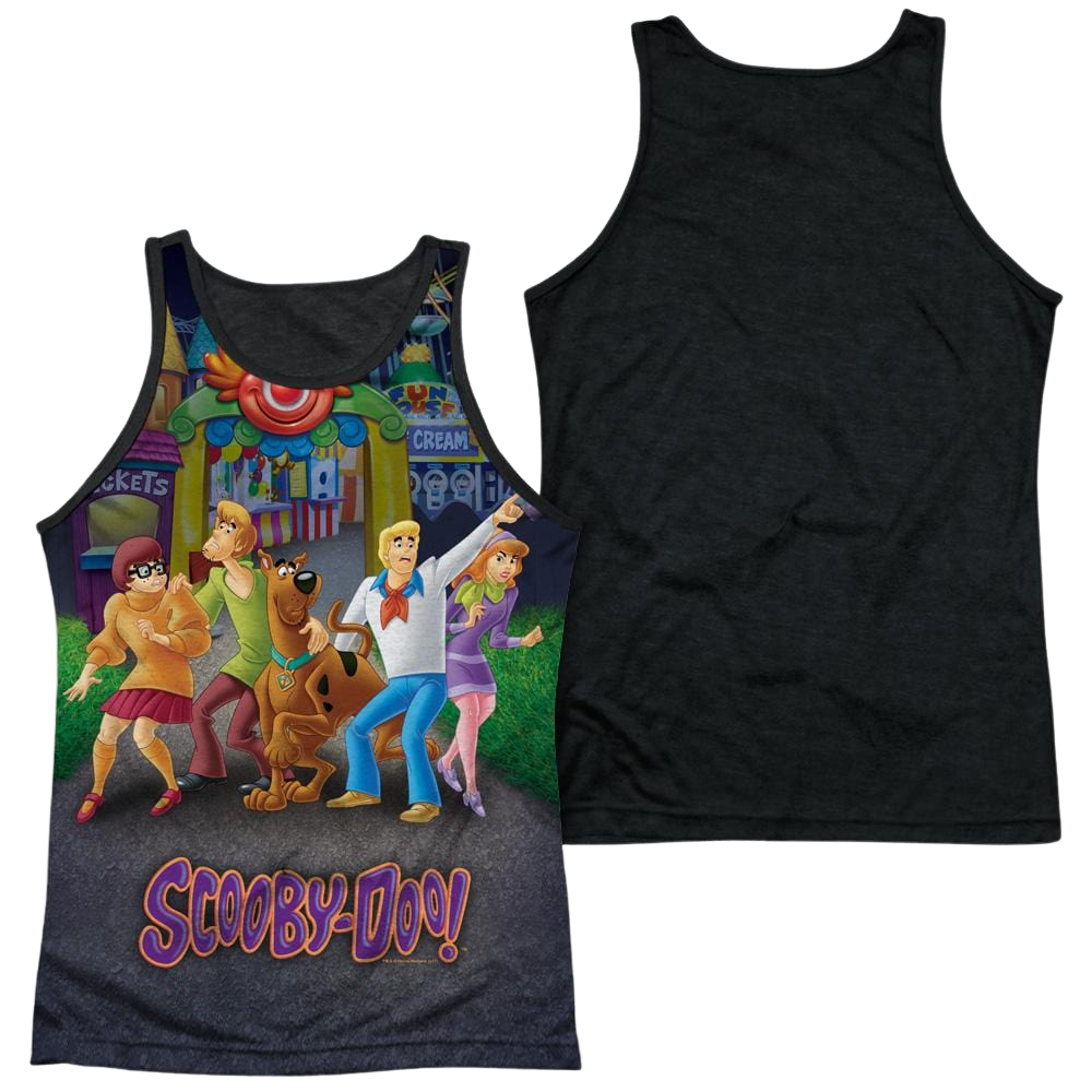 Scooby Doo Amusement Park Men's Black Back Tank Men's Black Back Tank Scooby Doo