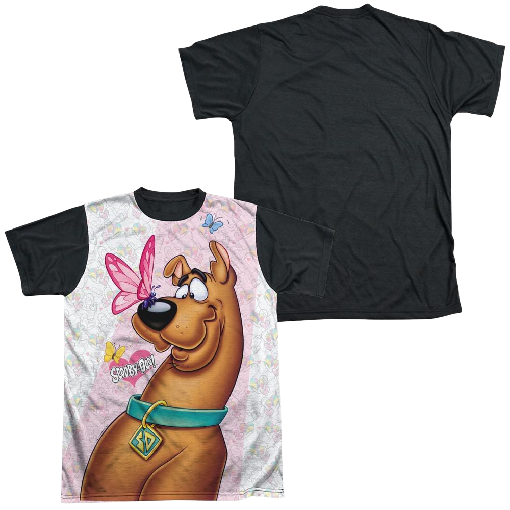 Scooby Doo Butterfly Men's Black Back T-Shirt Men's Black Back T-Shirt Scooby Doo