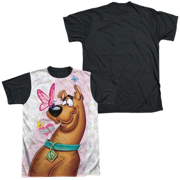 Scooby Doo Butterfly men's black back t-shirt