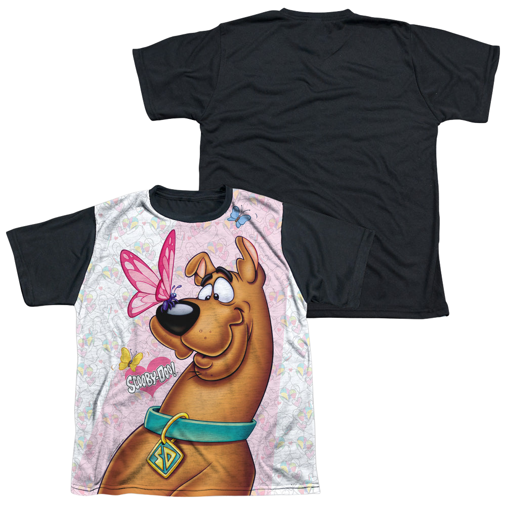 Scooby Doo Butterfly - Youth Black Back T-Shirt Youth Black Back T-Shirt (Ages 8-12) Scooby Doo