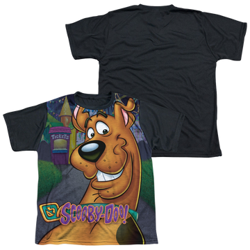 Scooby Doo Big Dog youth black back t-shirt for ages 8 to 12